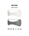 BUTAN * APLIQUE LED 12W 3000K BLANCO